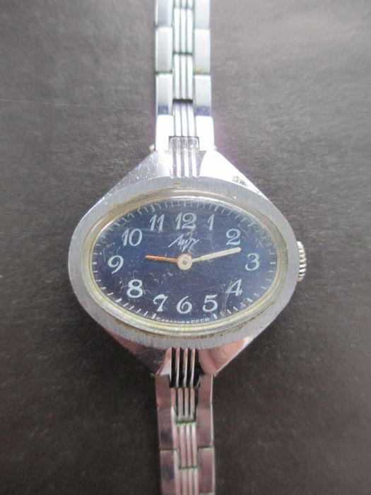 Часы женские Луч с браслетом СССР