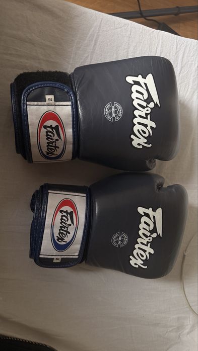 Rękawice bokserskie Fairtex 16 oz - Skóra naturalna - Stan idealny (Warszawa)