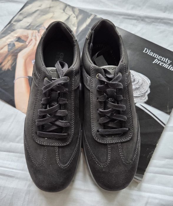Męskie sneakersy skórzane Geox Respira Deiven rozmiar 40