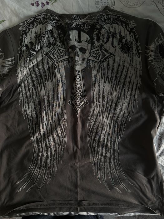 sk8 y2k affliction tapout mma elite ecko unltd xavier футболка