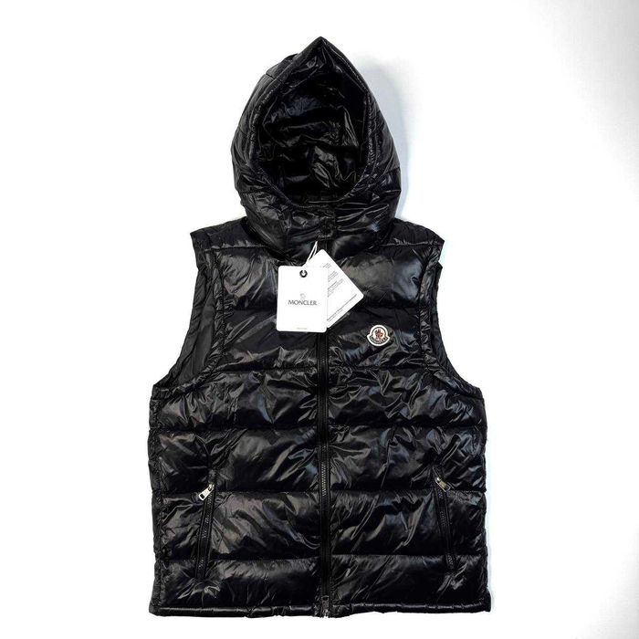 Жилетка Moncler NFC | Чорна Безрукавка Монклер