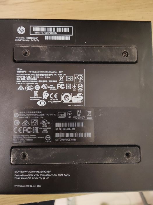 Komputer HP EliteDesk 800 G2  mini