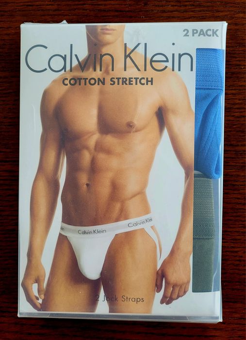Nowe Calvin Klein Oryginalne Stringi JockStrapy Majtki Slipy, 2 pack,