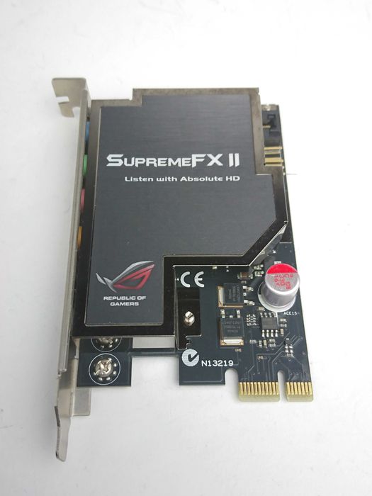 Звукова карта ASUS SUPREME FX II, 24bit/192kHz, 7.1, PCI-E x1