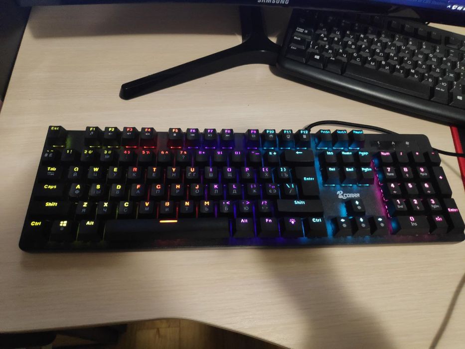 Клавіатура COBRA MK-101 Ukr Black