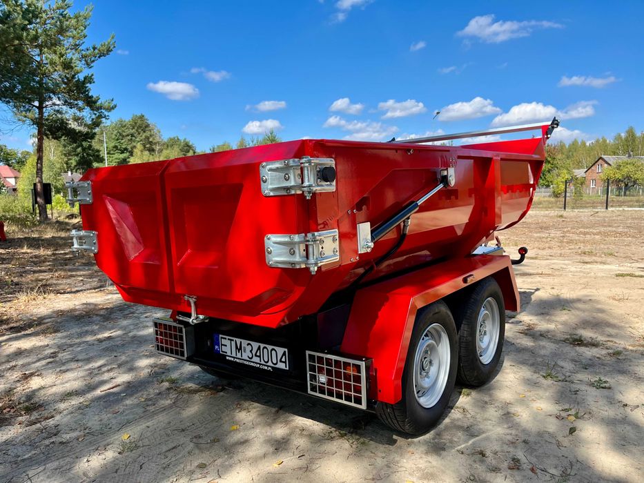Wywrotka samochodowa hydrauliczna, przyczepa samochodu do 3500 KG Dmc