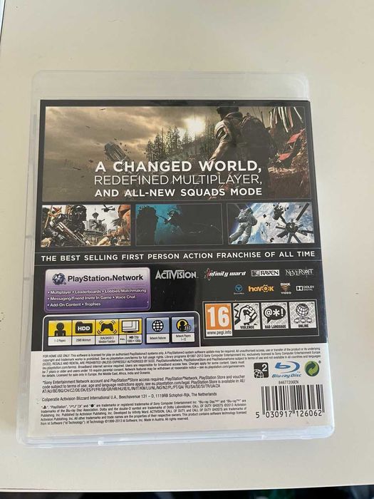 Jogo Ps3 Call of Duty Ghosts