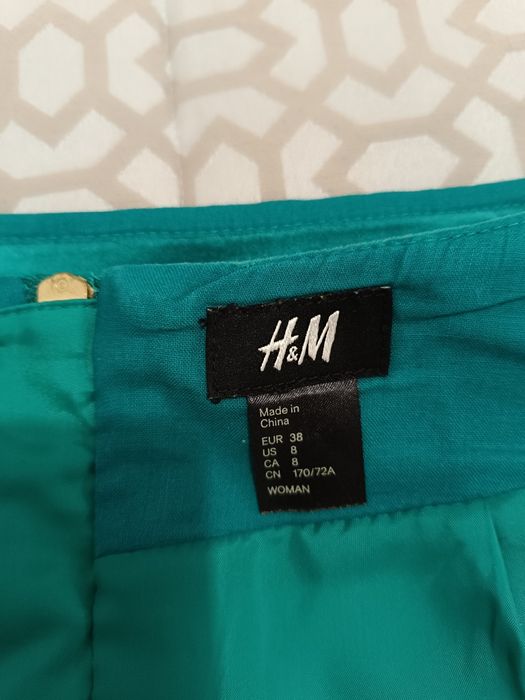 Minisaia verde veludo tamanho 38