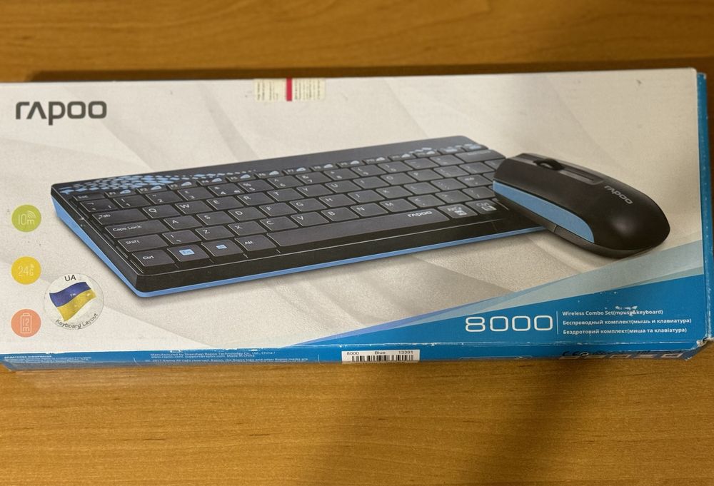 Комплект (клавіатура+миша) Rapoo 8000