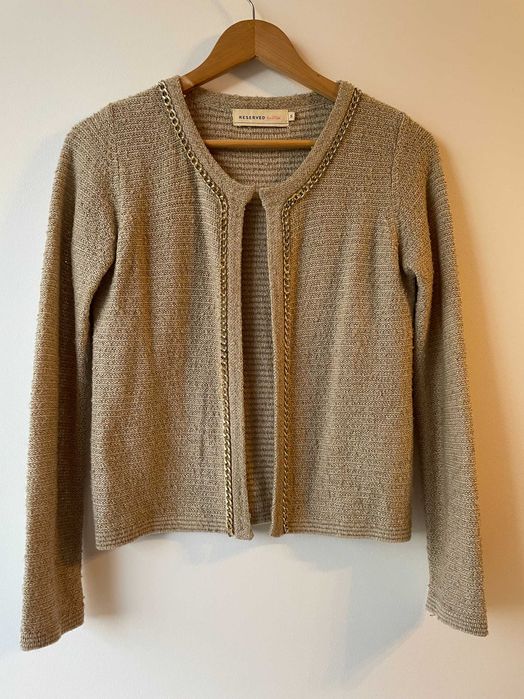Kardigan Reserved (Beżowy, S)