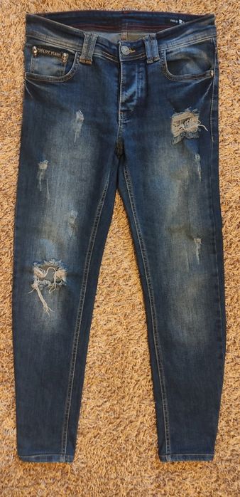 Philip Plein spodnie jeansowe