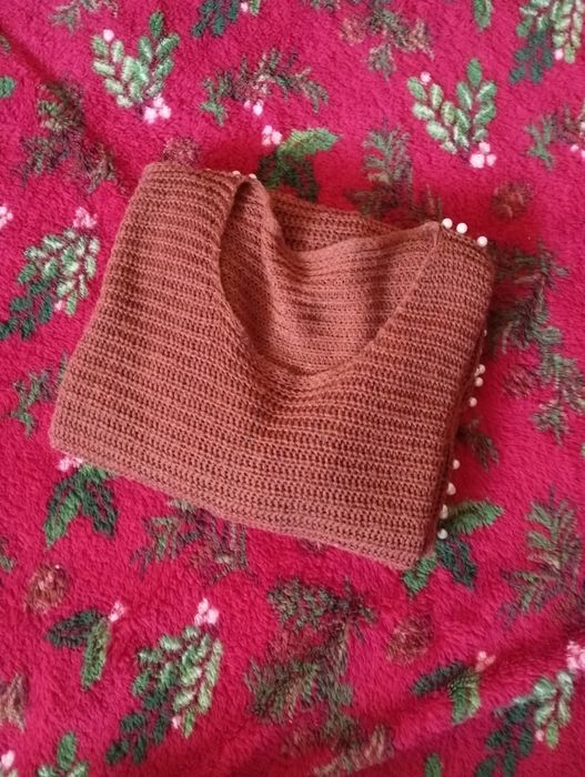 Brązowy Sweter damski