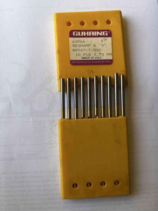 Свердло Guhring HSS, HSCO