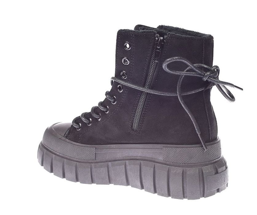 Trzewiki workery gruba podeszwa suwak trapery RM101-4 rozm. 37