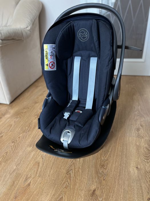 Автокрісло з базою Cybex Cloud Z i-Size Plus Platinum Blue