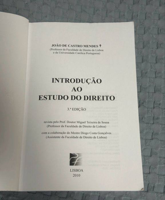Livro Introdução ao Estudo do Direito