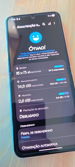 Samsung Z Flip 5 8gb/256gb Pink Gold com skin autocolante + Extras