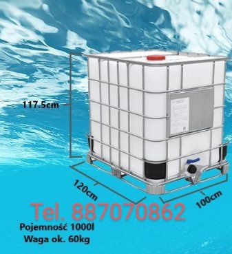 Nowy mauzer 1000 litrów