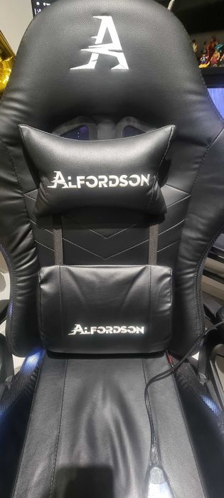 Cadeira Gamer Alfordson massagem RGB