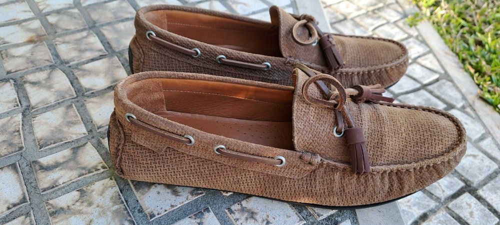 Sapato mocassins berloques Massimo Dutti 41 - Como Novos