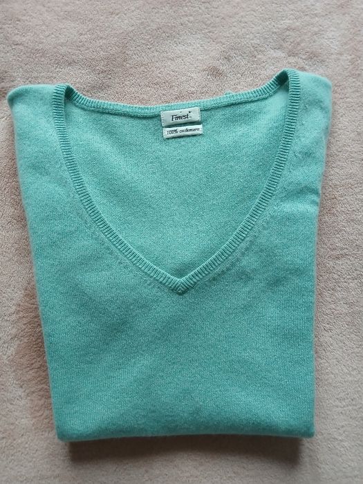 Джемпер кашеміровий бірюзовий.
