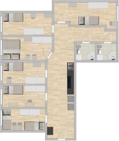 Apartment in Katowice, Śródmieście - More