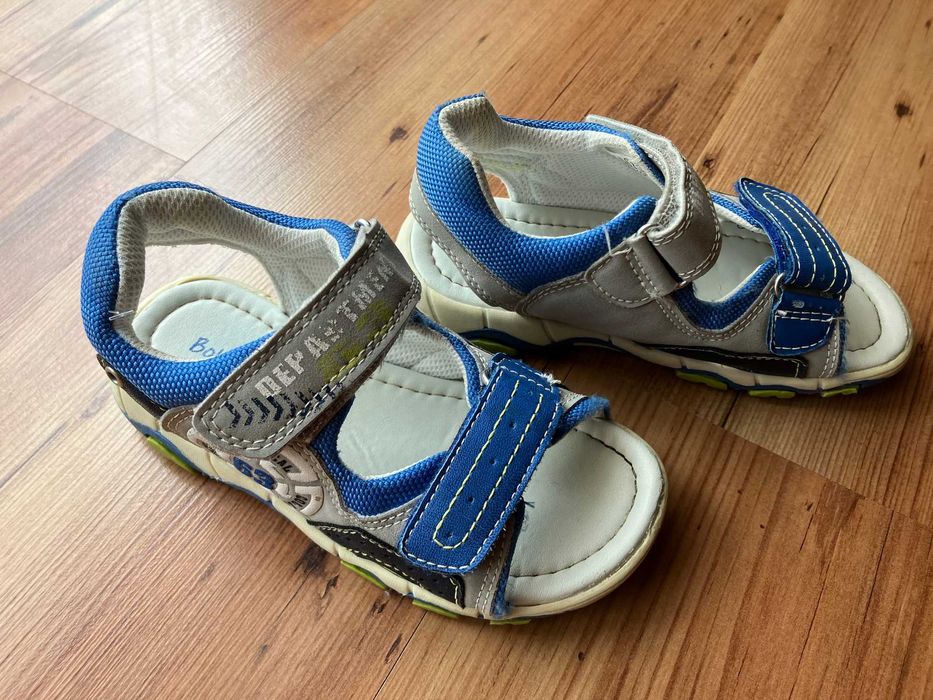 Sandałki dziecięce chłopięce Bobbi-Shoes, rozm. 28