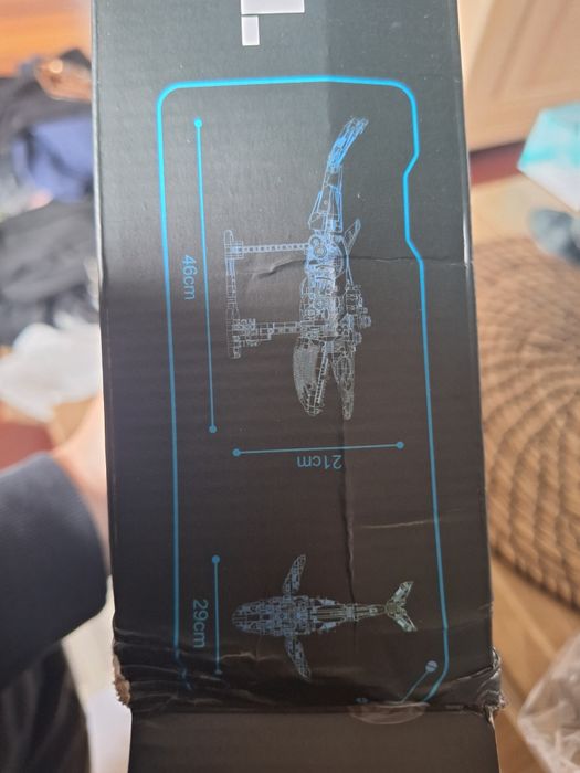 Zestaw klocków mechanicznych wieloryb