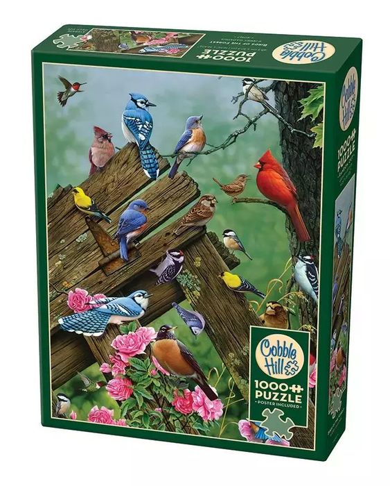 Puzzle 1000 Ptaki Leśne. Nowy Produkt