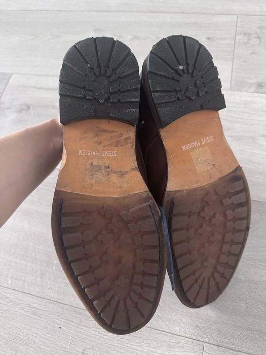 Pantofle meskie skórzane Steve Madden 43