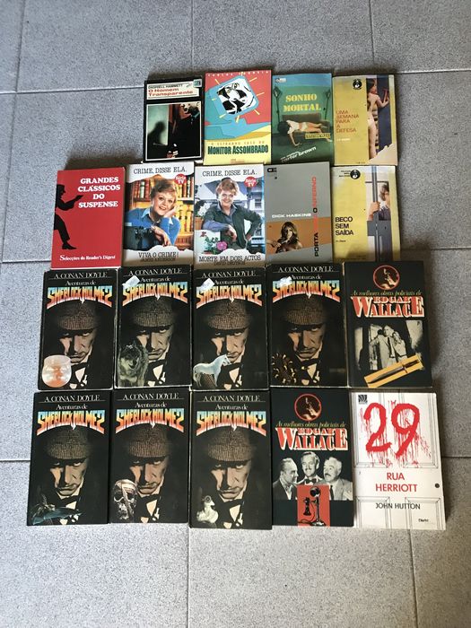 Crime novels, science fiction, romance novels, various
