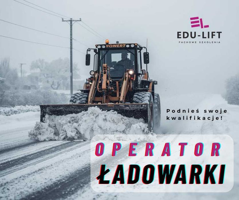 Kurs na obsługę ładowarki jednonaczyniowej wszystkie typy LUTY 2026