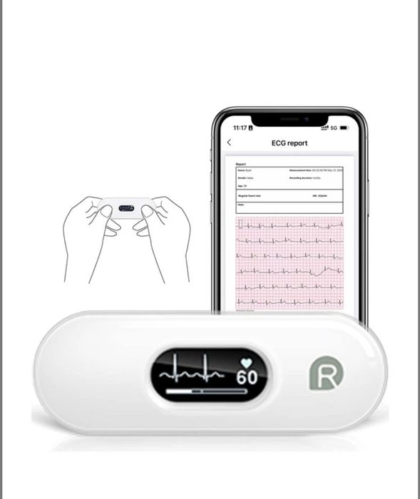 Портативний ЕКГ, CheckMe DuoEK-S Bluetooth бездротовий ЕКГ-метр