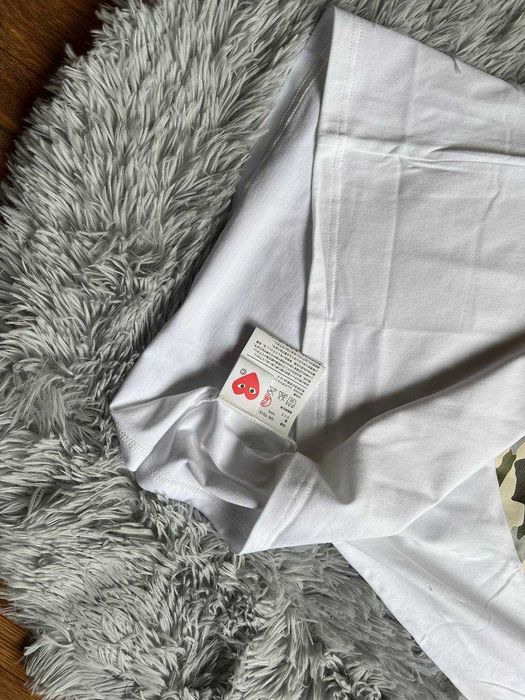 Koszulka CDG Biała White Play Comme Des Garcons