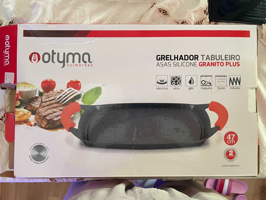 Grelhador Tabuleiro c/ Asas Silicone Otyma - Novo