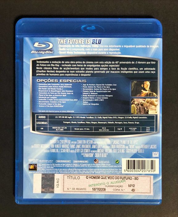 FILME BLU-RAY [desde 12€] Planeta dos Macacos Saga Planet of the Apes