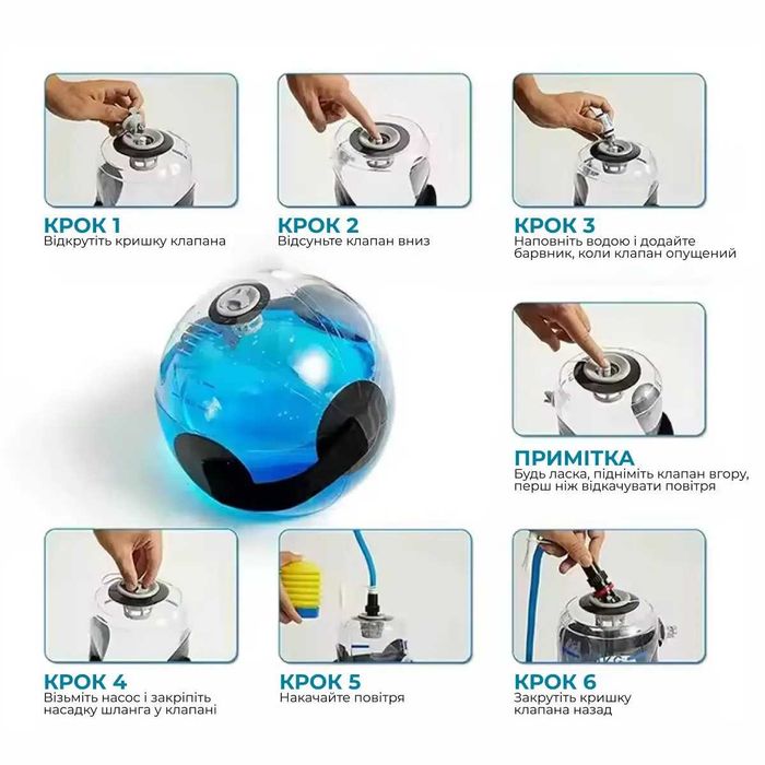 Сумка для тренувань WCG Water Ball – аквамішок 30×42 см, до 15 кг