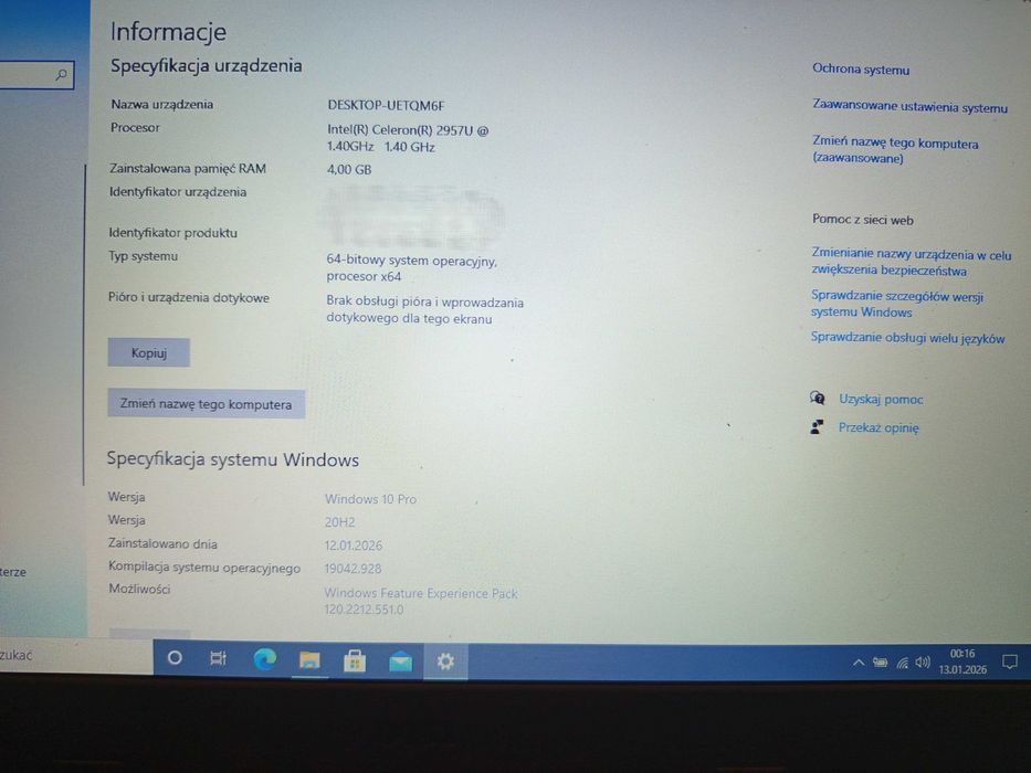 Dell Latitude 3340 z bardzo wytrzymałą baterią
