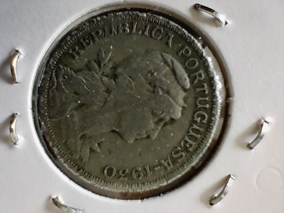 Moeda 50 centavos cabo verde 1930