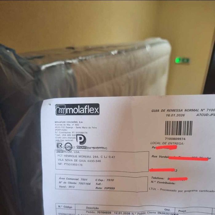 Colchão molaflex novo 150 x 195