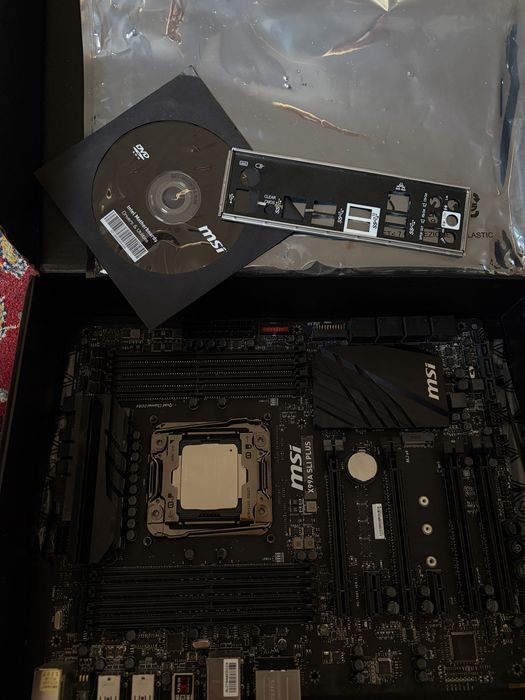 Zestaw Płyta główna i procesor  i7-5820K (6 rdzeni/12 wątków) + MSI X99A SLI PLUS LGA2011-3