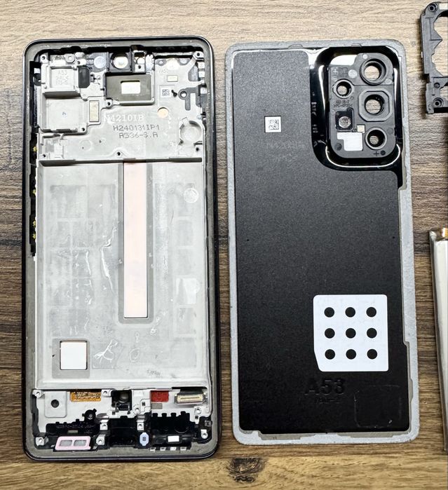 Samsung Galaxy A53 5G дисплей, разборка, детали, запчасти