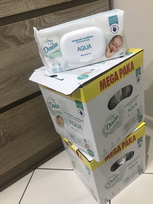 Chusteczki Dada Aqua nawilżane.Szybka wysyłka!