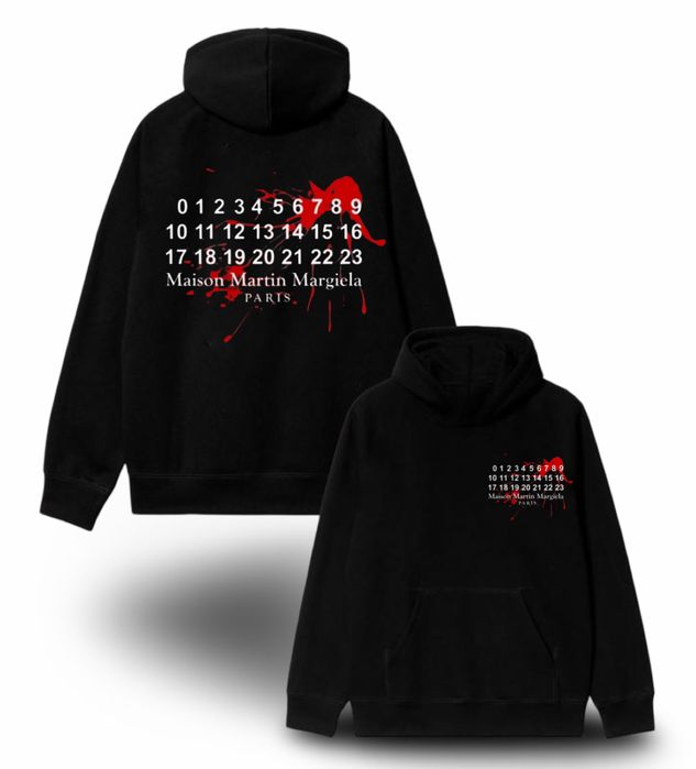 Худи Maison Margiela Paris Logo Унисекс  кофта мейсон марджела MM6