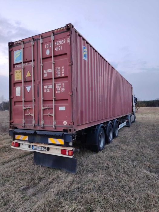 Kontener morski 40 HC Transport Dostawa Rozładunek