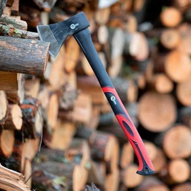 Топор 1000 г, ручка з фібергласу. INTERTOOL HT-0263, сокира