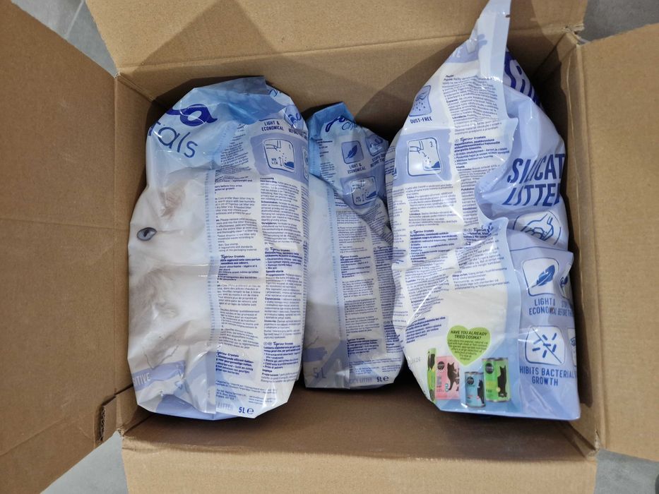 Areia sílica aglomerante sem aroma Tigerino 5L