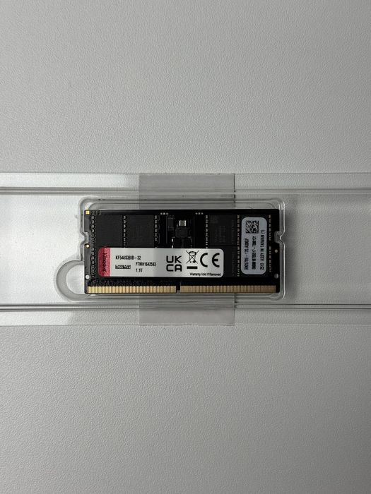 Оперативна пам'ять Kingston Fury Impact DDR5 SO-DIMM 32GB 4800MHz