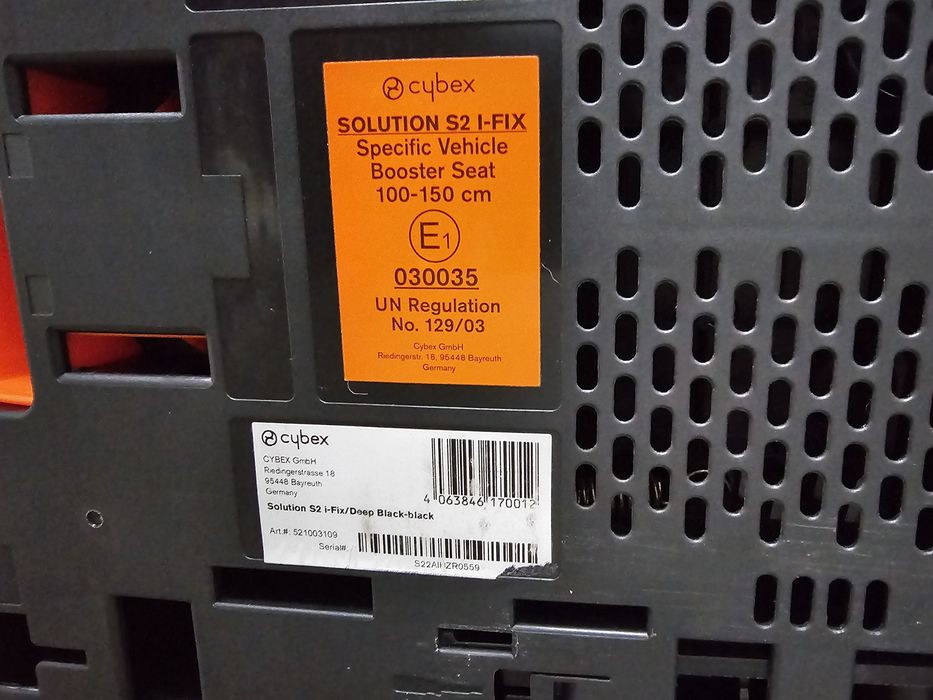 Cadeira de criança para carro Cybex Solution S-2 i-fix