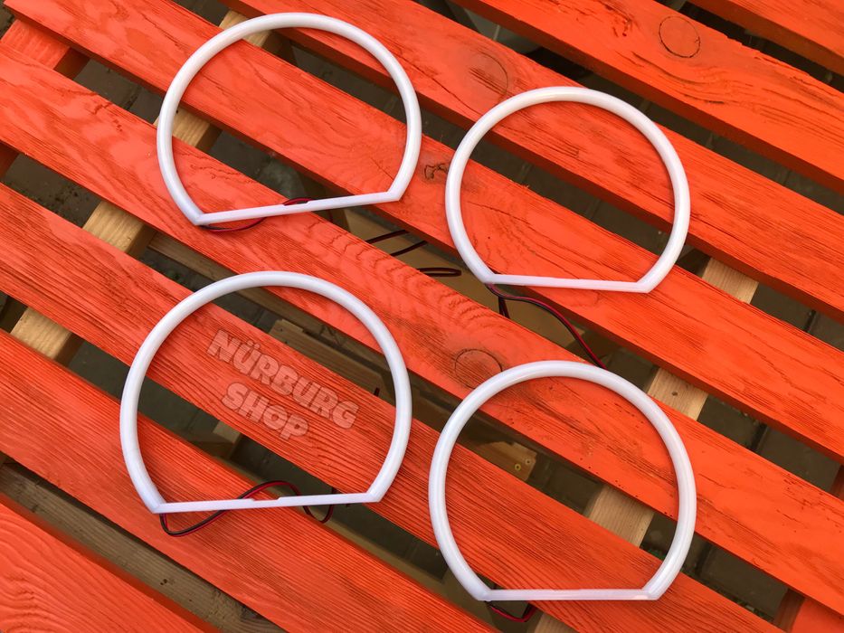 LED ангельские глазки в фары для BMW E36 E38 E39 E46 E53 желтые белые